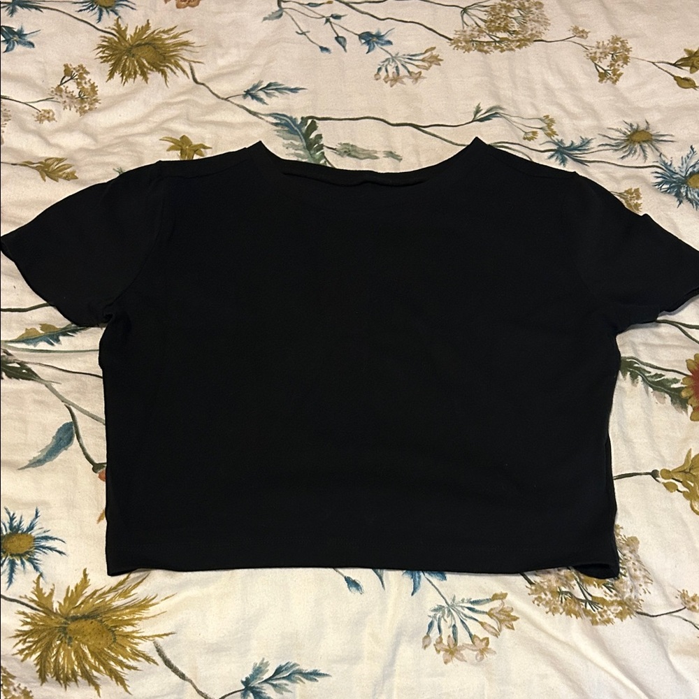 Wild Fable Black Women's Crop Top